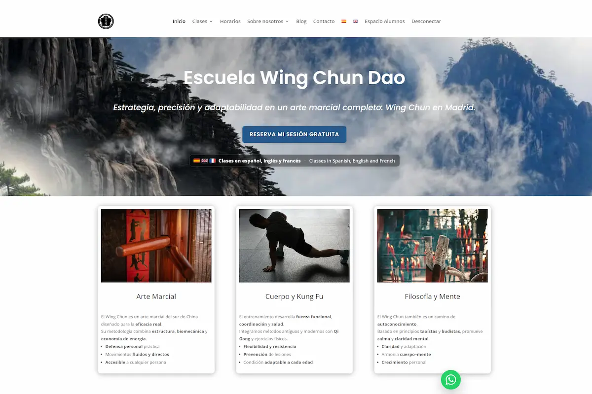 proyecto escuela wing chun dao